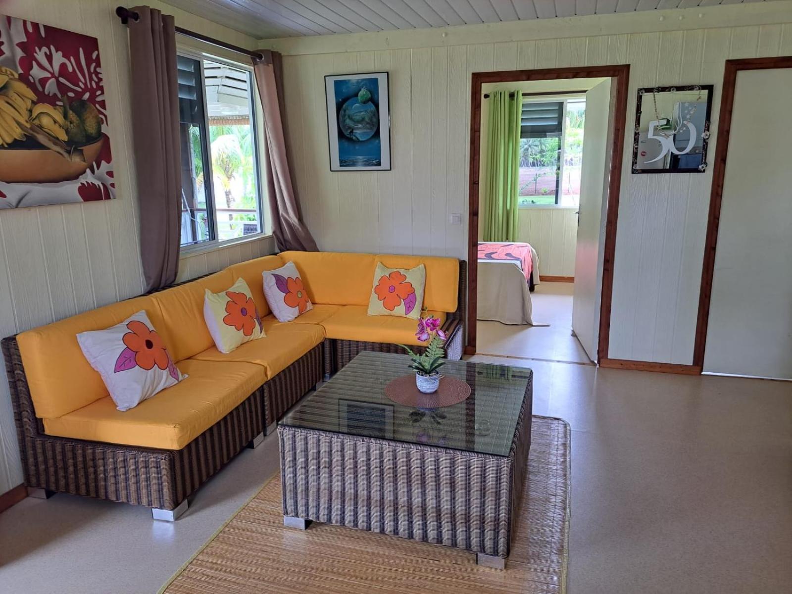 Вилла Fare Mama Rota - Au Bord De L'Ocean Taputapuapea Экстерьер фото