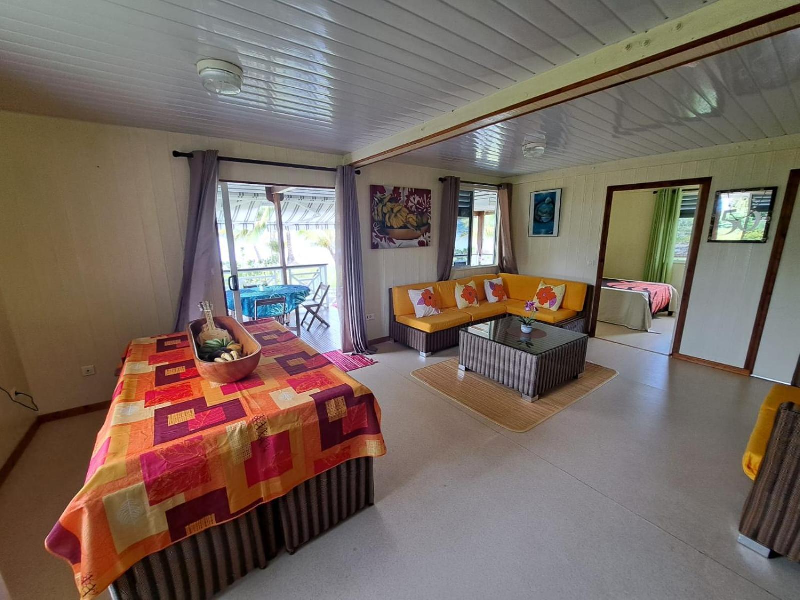 Вилла Fare Mama Rota - Au Bord De L'Ocean Taputapuapea Экстерьер фото