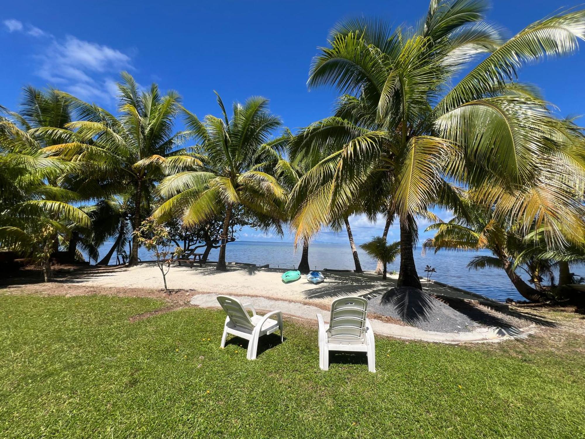 Вилла Fare Mama Rota - Au Bord De L'Ocean Taputapuapea Экстерьер фото